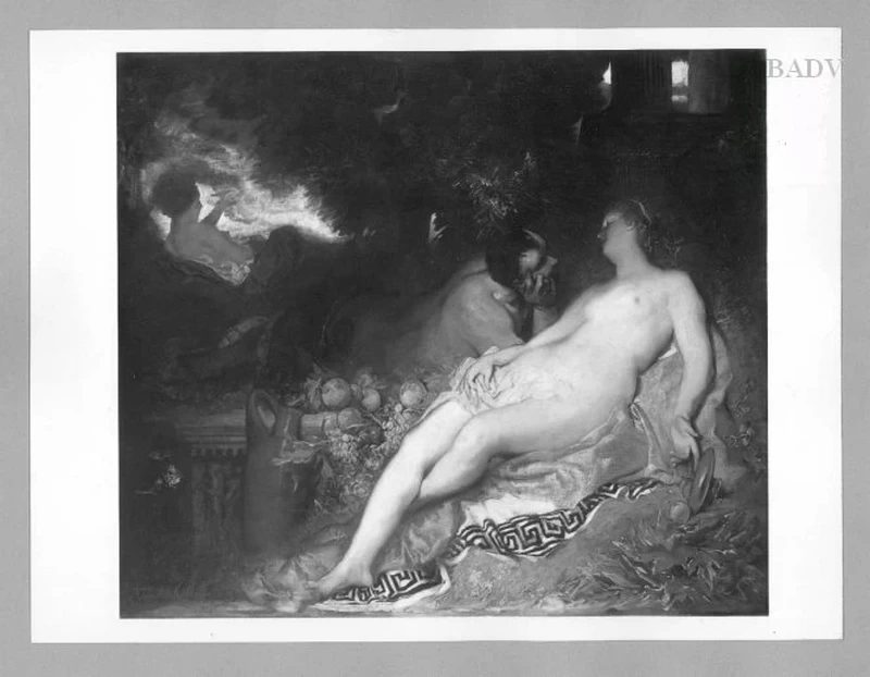 Baccanale o Satiro con Ninfa - Führermuseum, Linz